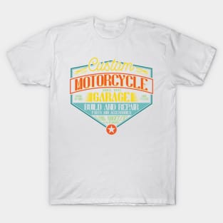 Custom Motorcycle Garage Los Angeles T-Shirt